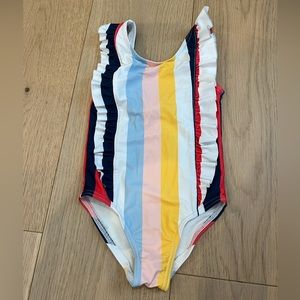 Toddler girls Tucker and Tate swim